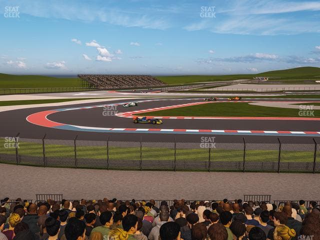 Circuit of The Americas - Section Turn 15 Grandstand 10 Seat View