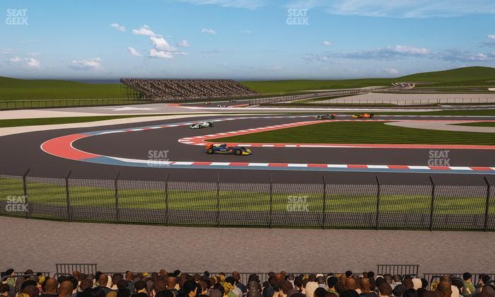 Circuit of The Americas - Section Turn 15 Grandstand 10 Seat View