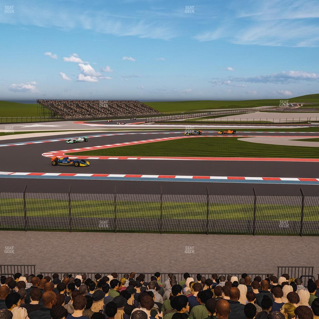 Circuit of The Americas - Section Turn 15 Grandstand 11 Seat View