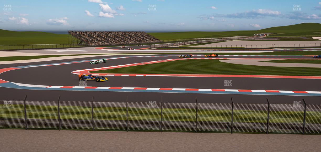 Circuit of The Americas - Section Turn 15 Grandstand 11 Seat View