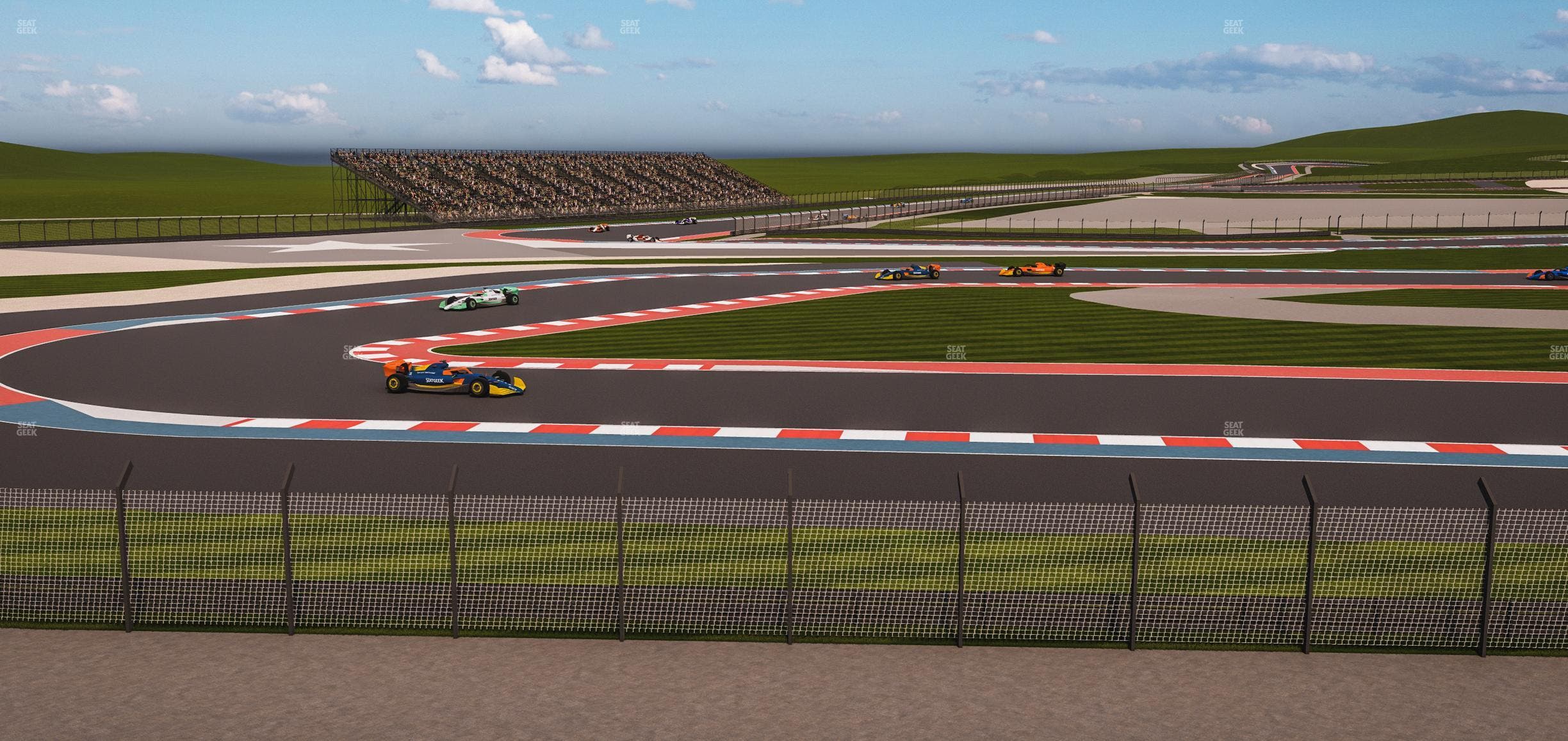 Circuit of The Americas - Section Turn 15 Grandstand 11 Seat View