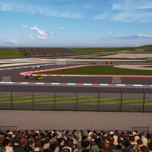 Circuit of The Americas - Section Turn 15 Grandstand 11 Seat View