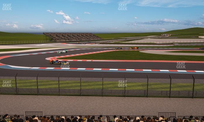 Circuit of The Americas - Section Turn 15 Grandstand 11 Seat View
