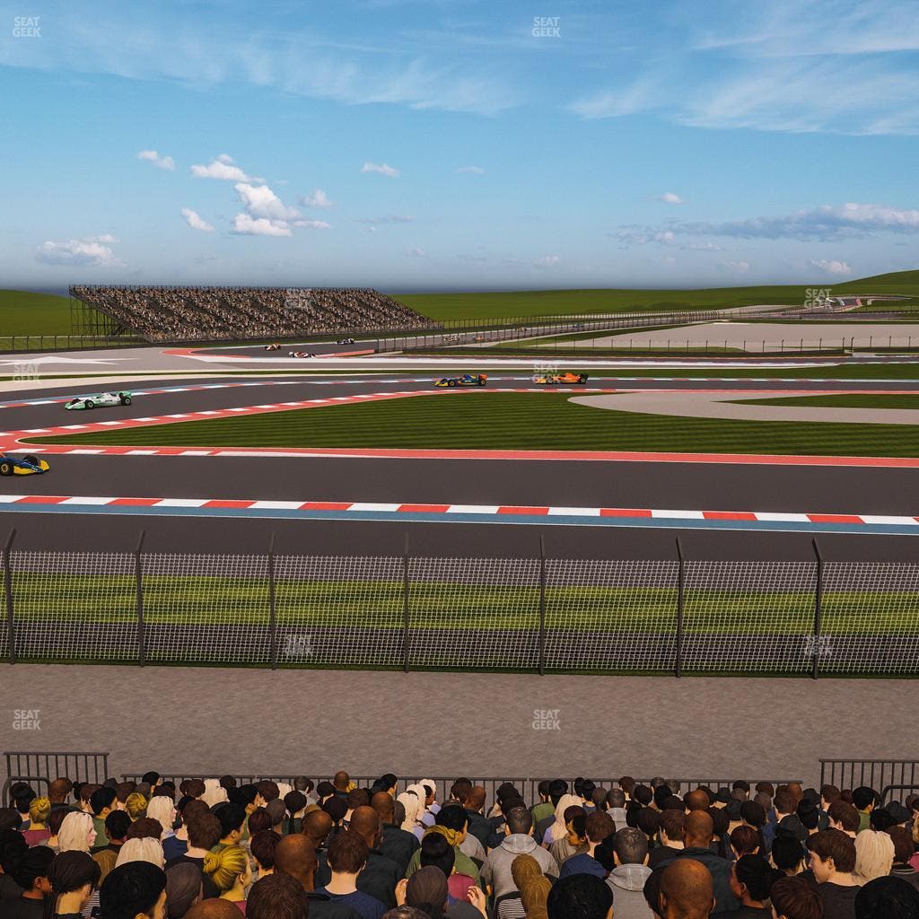 Circuit of The Americas - Section Turn 15 Grandstand 12 Seat View