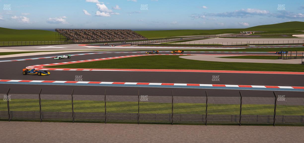 Circuit of The Americas - Section Turn 15 Grandstand 12 Seat View