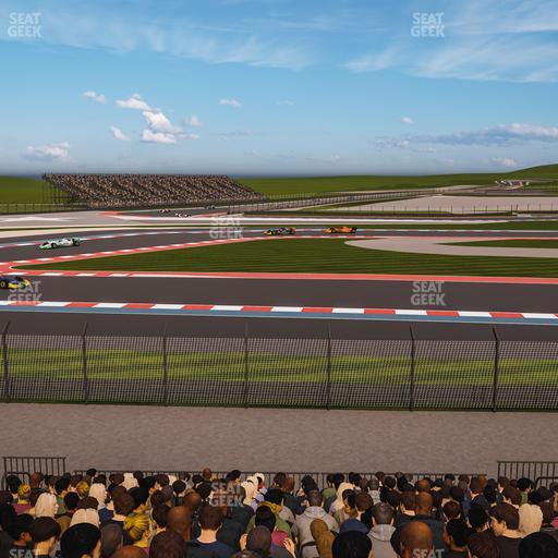 Circuit of The Americas - Section Turn 15 Grandstand 12 Seat View