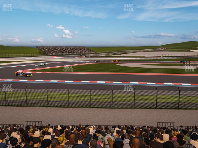 Circuit of The Americas - Section Turn 15 Grandstand 12 Seat View