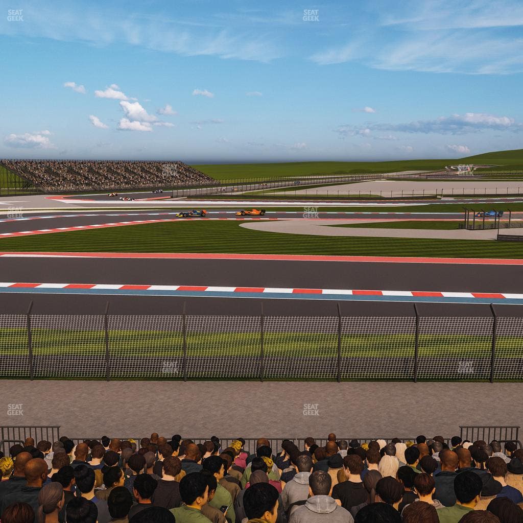 Circuit of The Americas - Section Turn 15 Grandstand 13 Seat View