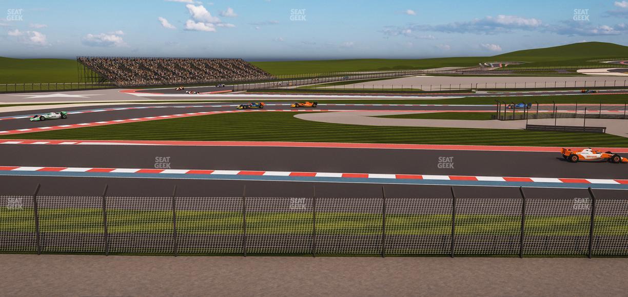 Circuit of The Americas - Section Turn 15 Grandstand 13 Seat View