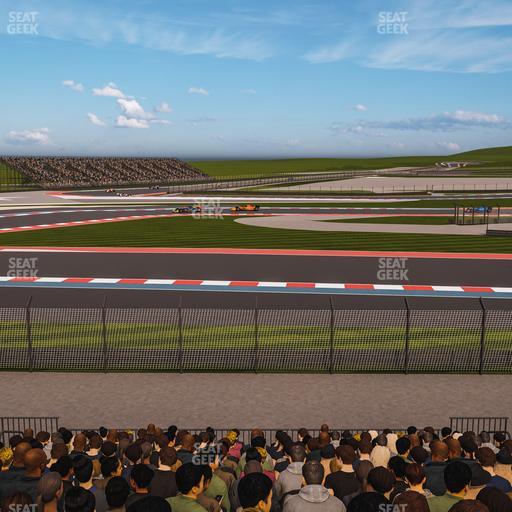 Circuit of The Americas - Section Turn 15 Grandstand 13 Seat View