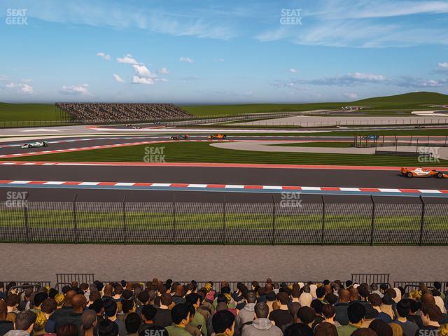 Circuit of The Americas - Section Turn 15 Grandstand 13 Seat View