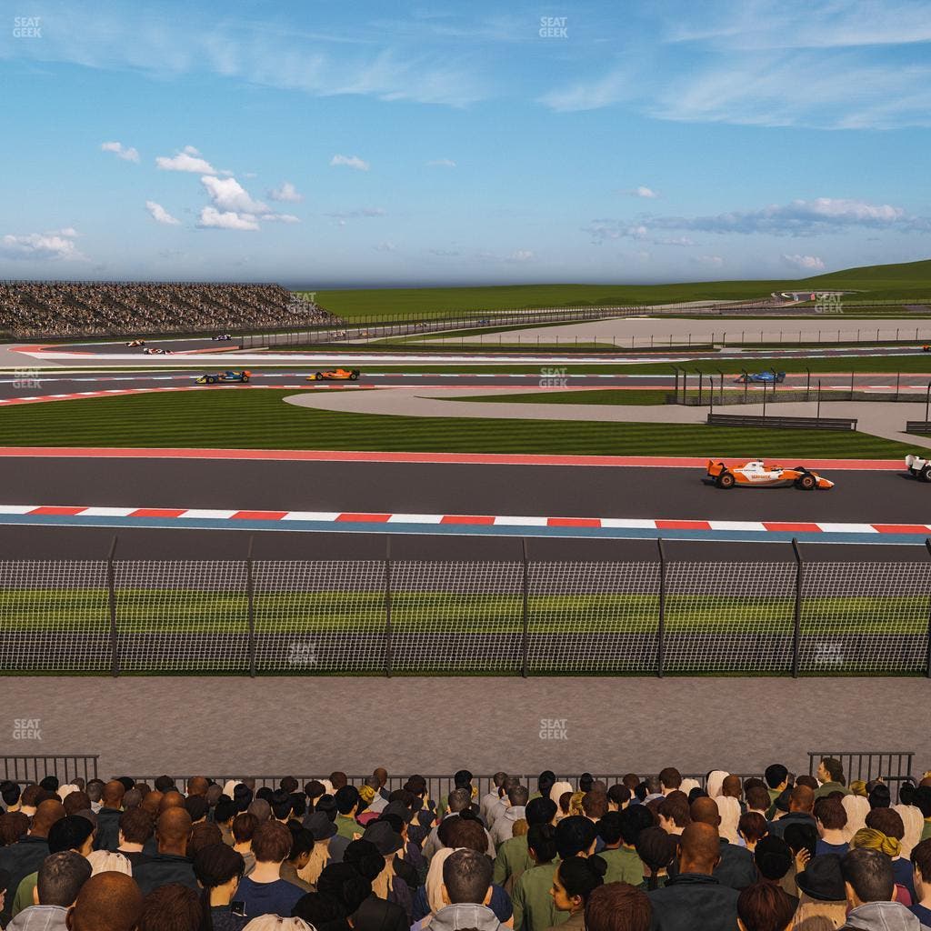 Circuit of The Americas - Section Turn 15 Grandstand 14 Seat View