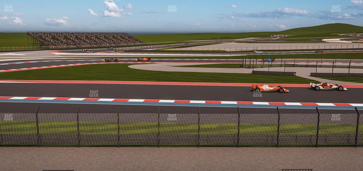 Circuit of The Americas - Section Turn 15 Grandstand 14 Seat View
