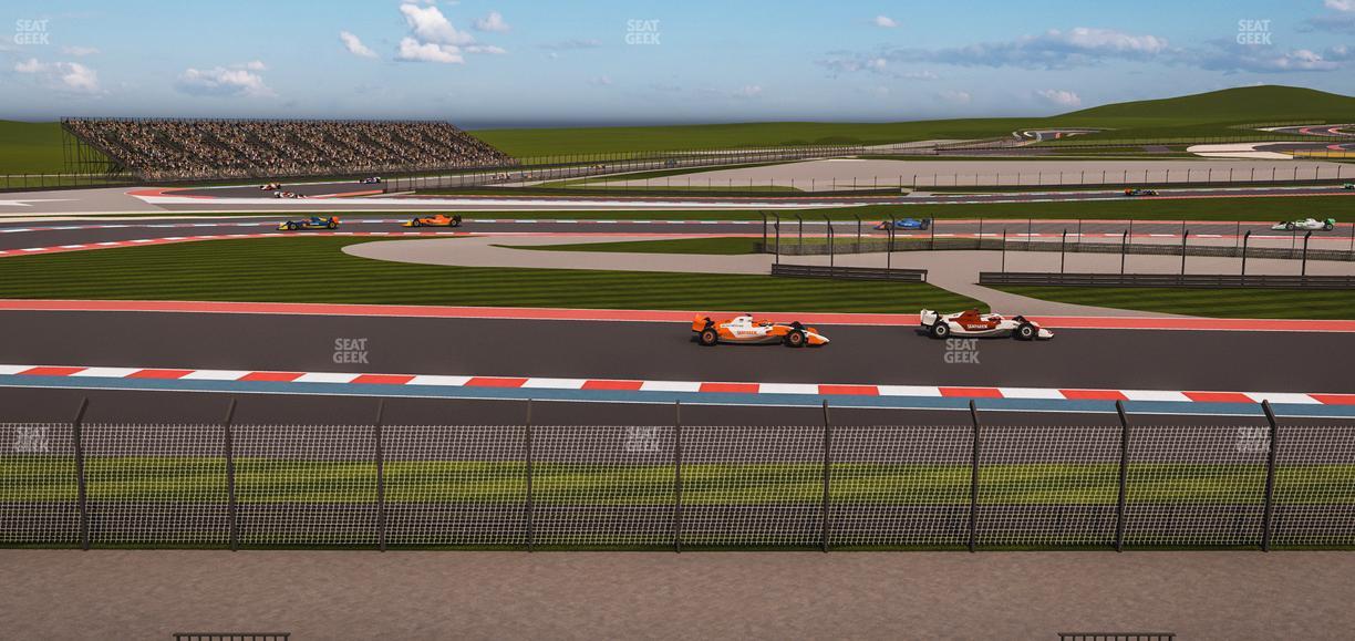 Circuit of The Americas - Section Turn 15 Grandstand 15 Seat View