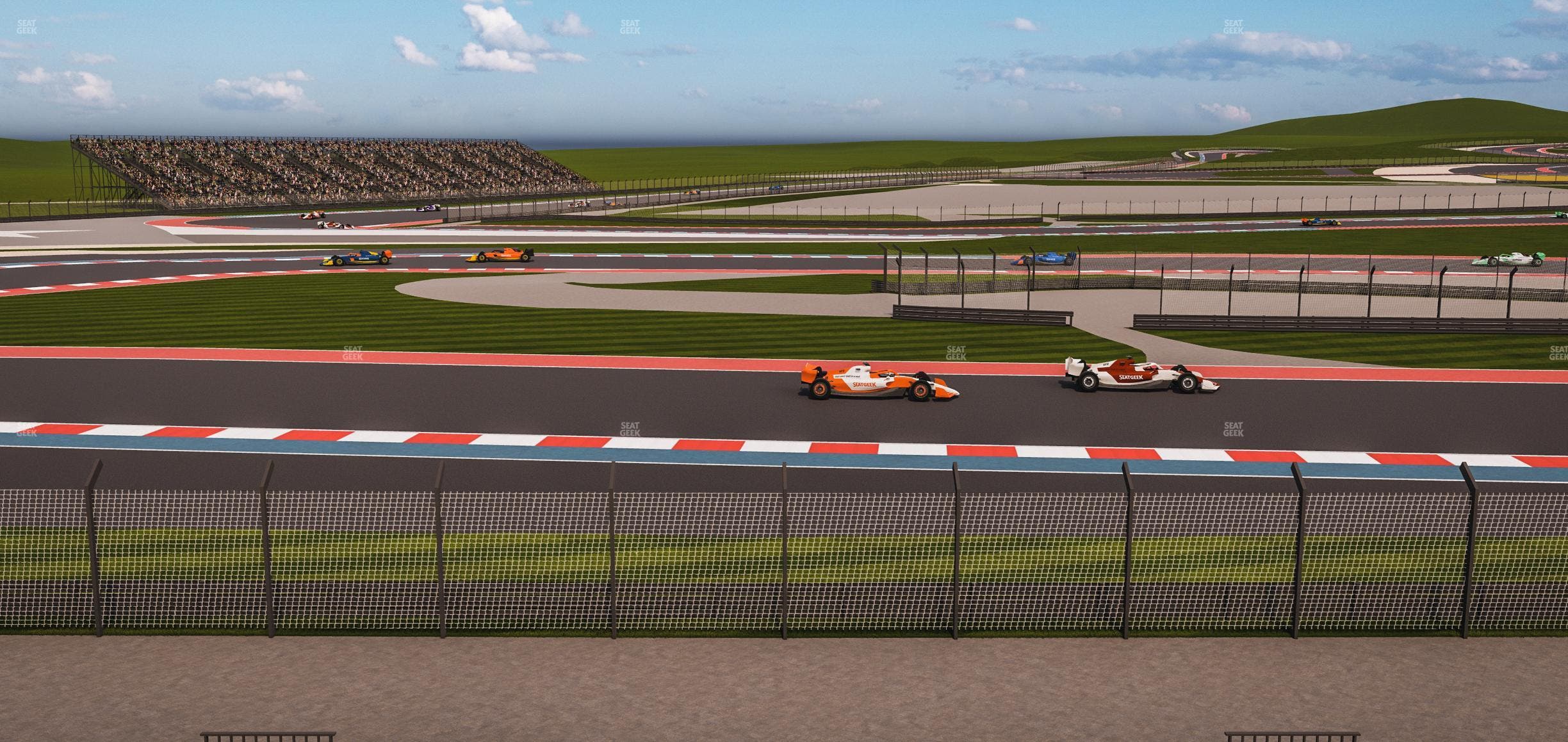 Circuit of The Americas - Section Turn 15 Grandstand 15 Seat View