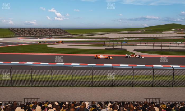 Circuit of The Americas - Section Turn 15 Grandstand 15 Seat View