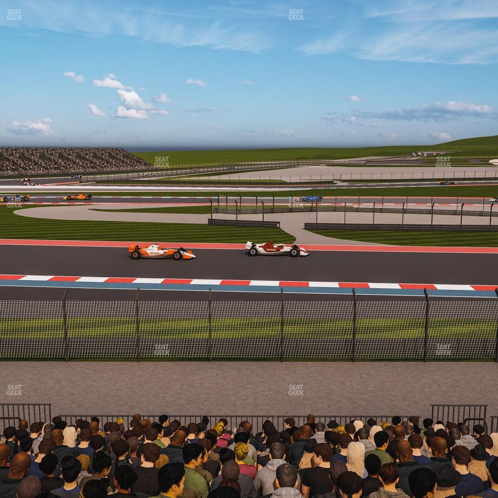 Circuit of The Americas - Section Turn 15 Grandstand 16 Seat View
