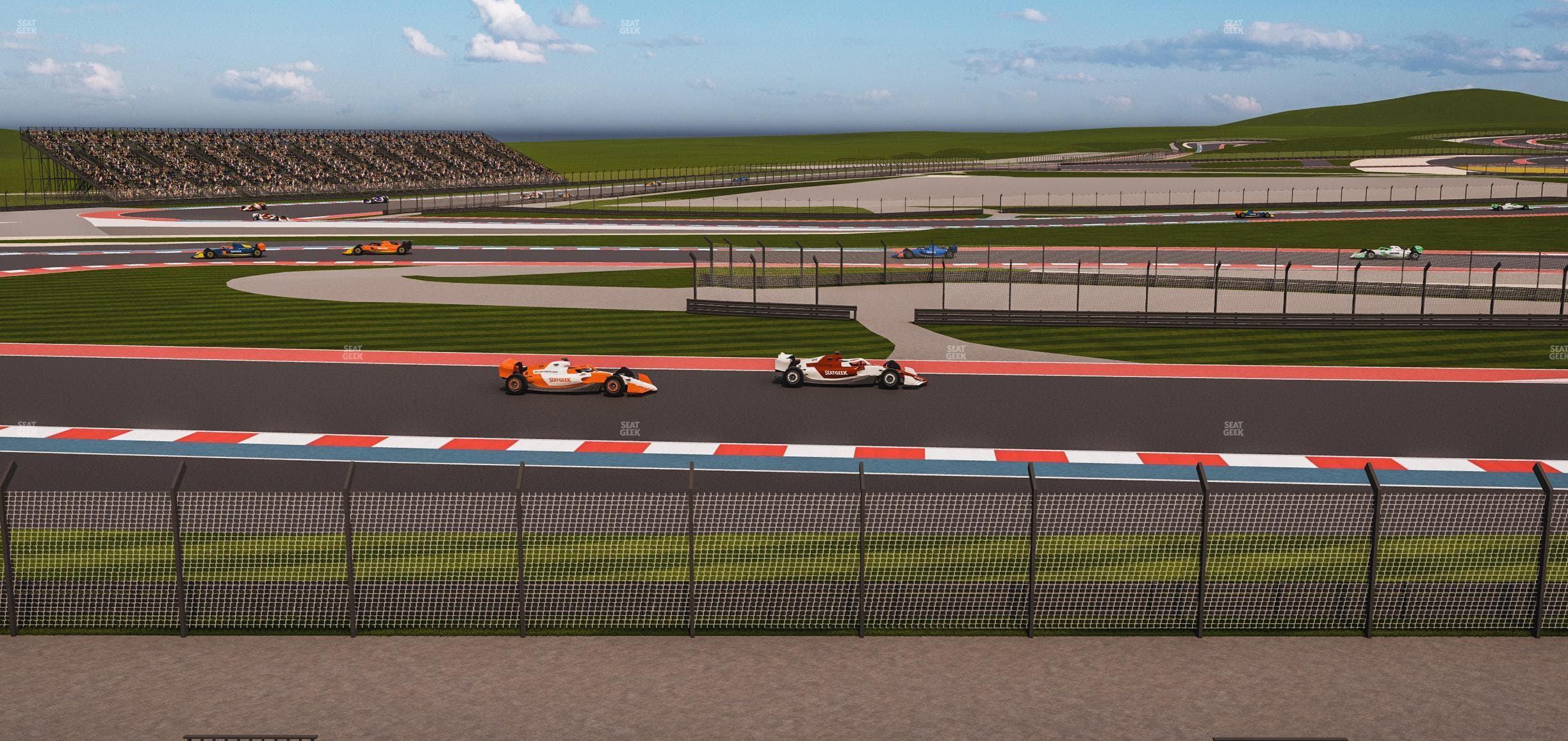 Circuit of The Americas - Section Turn 15 Grandstand 16 Seat View