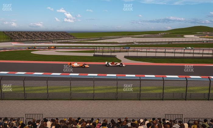 Circuit of The Americas - Section Turn 15 Grandstand 16 Seat View