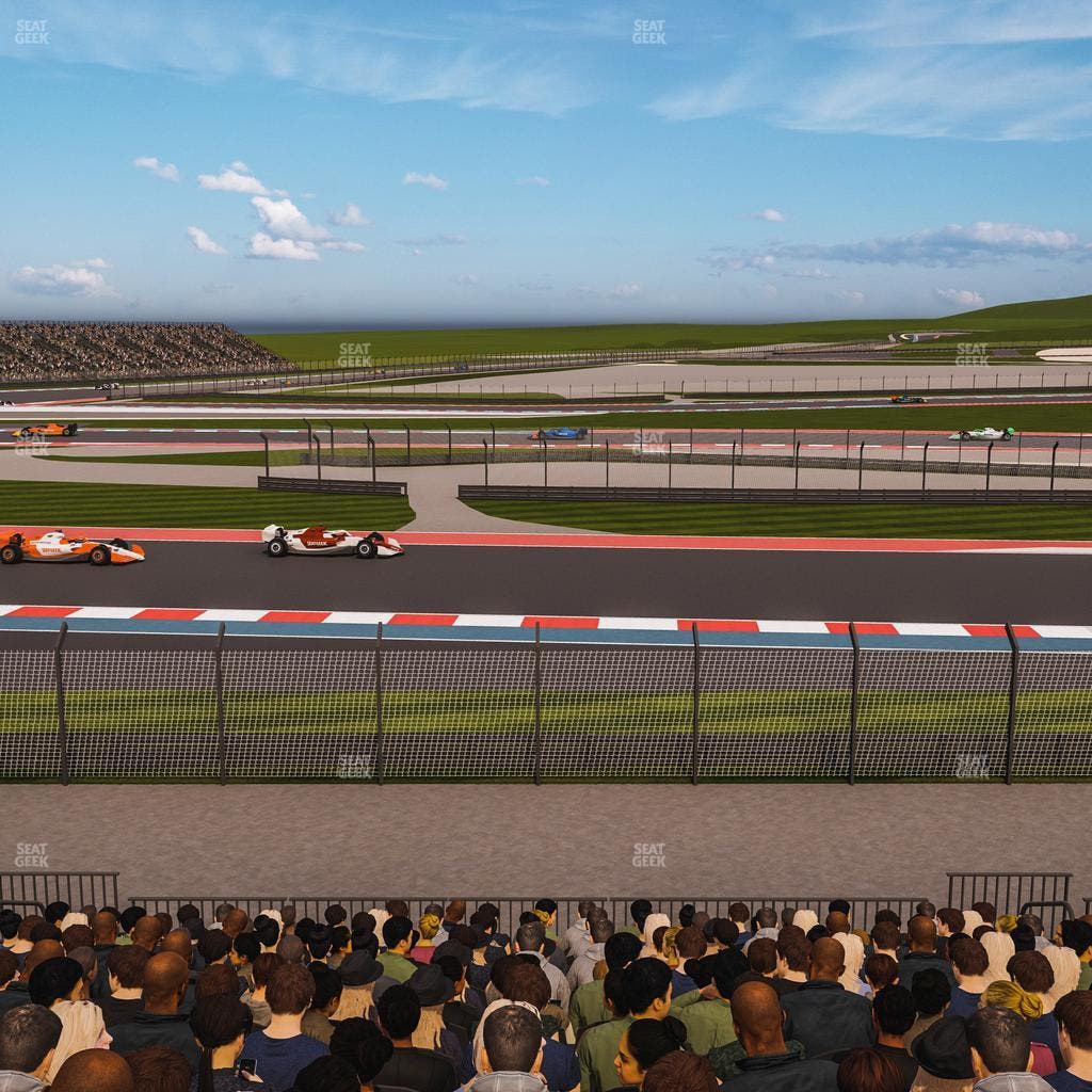 Circuit of The Americas - Section Turn 15 Grandstand 17 Seat View