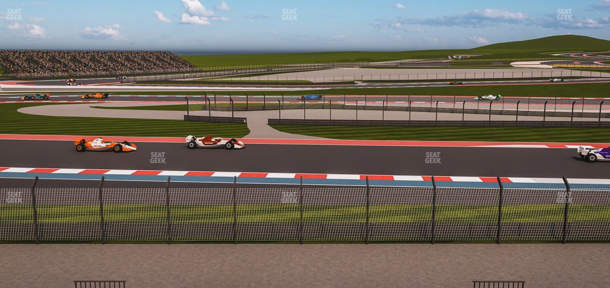 Circuit of The Americas - Section Turn 15 Grandstand 17 Seat View