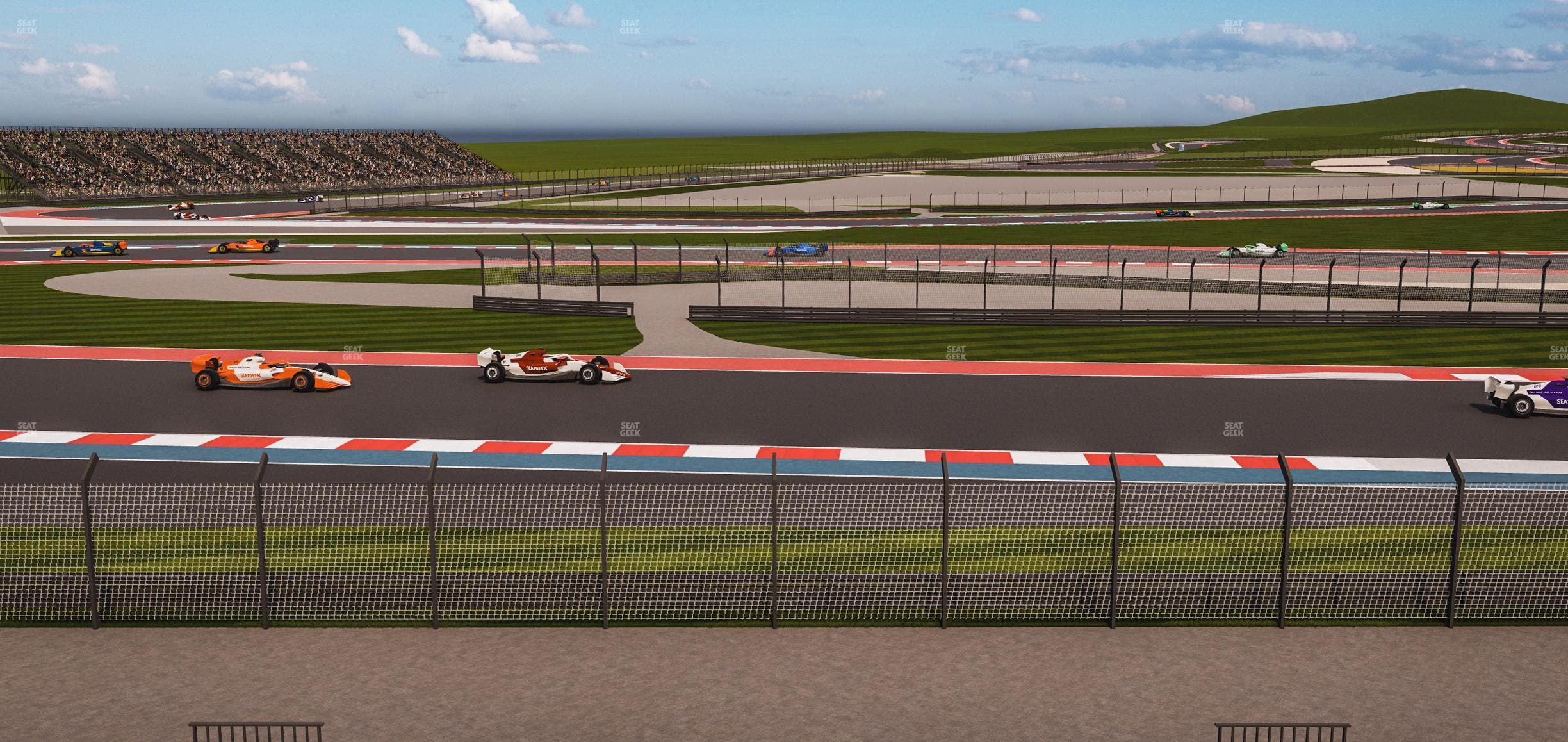 Circuit of The Americas - Section Turn 15 Grandstand 17 Seat View