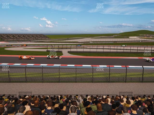 Circuit of The Americas - Section Turn 15 Grandstand 17 Seat View