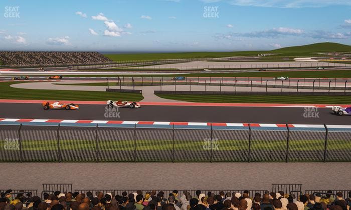 Circuit of The Americas - Section Turn 15 Grandstand 17 Seat View