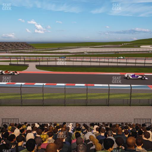 Circuit of The Americas - Section Turn 15 Grandstand 18 Seat View