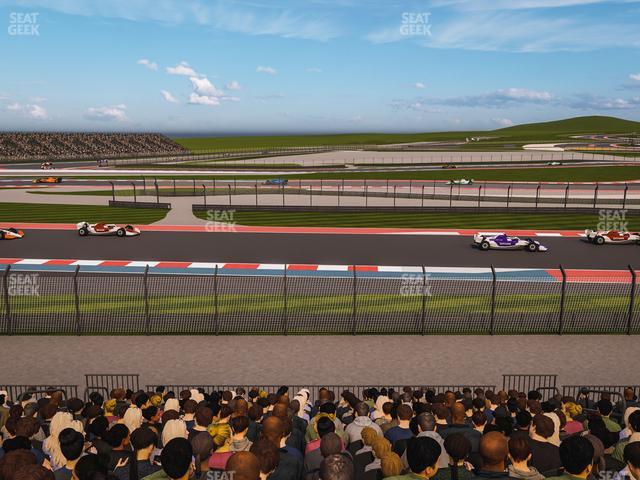 Circuit of The Americas - Section Turn 15 Grandstand 18 Seat View