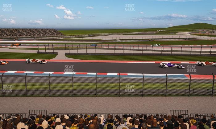 Circuit of The Americas - Section Turn 15 Grandstand 18 Seat View