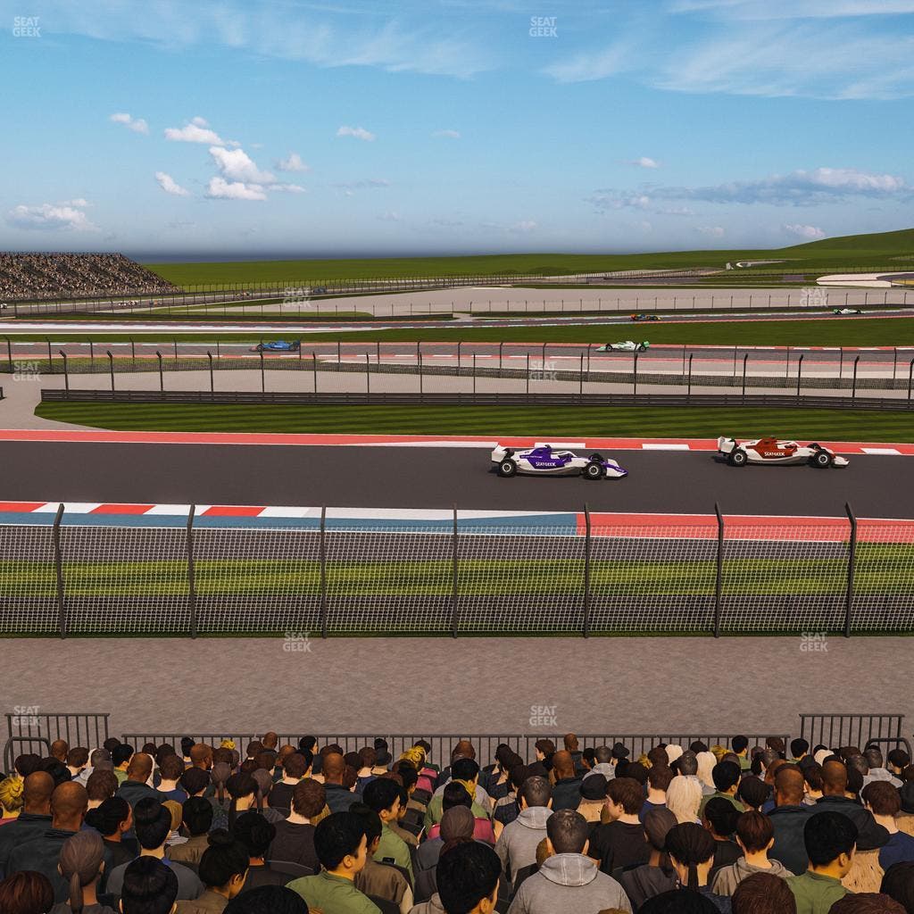 Circuit of The Americas - Section Turn 15 Grandstand 19 Seat View