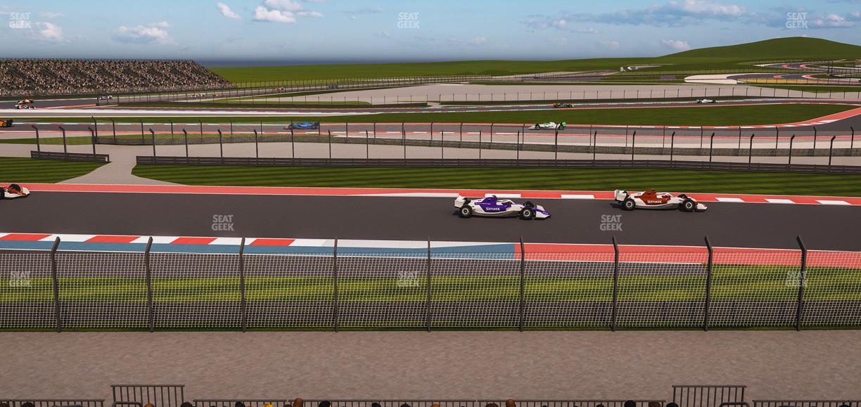 Circuit of The Americas - Section Turn 15 Grandstand 19 Seat View