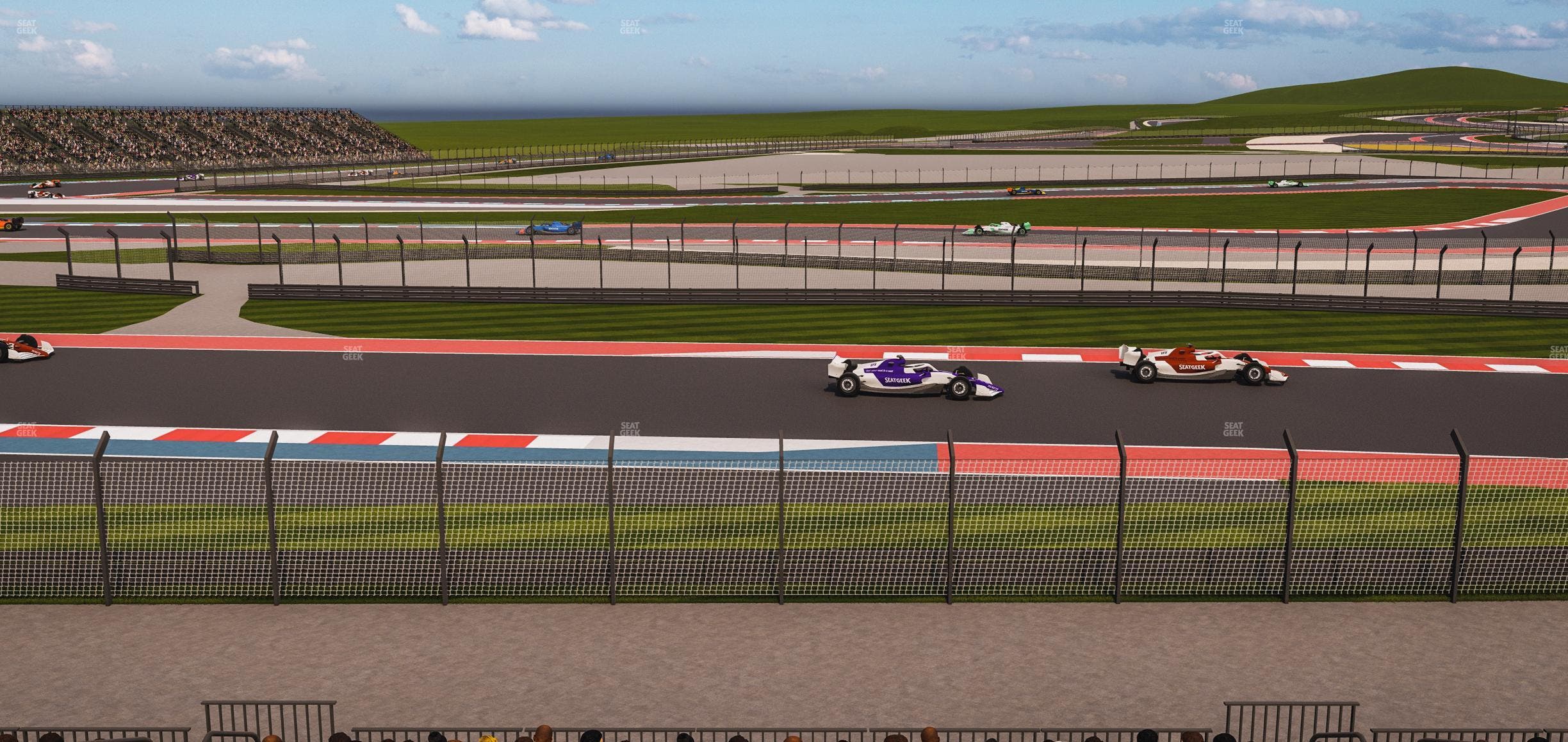 Circuit of The Americas - Section Turn 15 Grandstand 19 Seat View