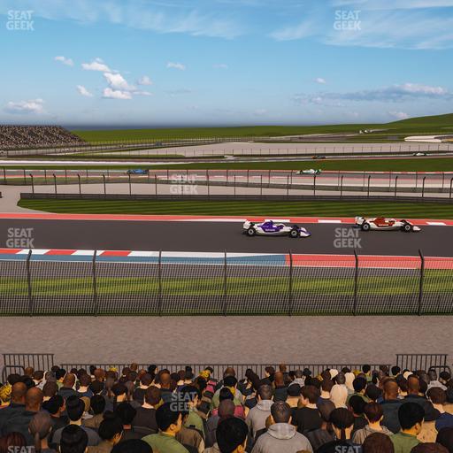 Circuit of The Americas - Section Turn 15 Grandstand 19 Seat View