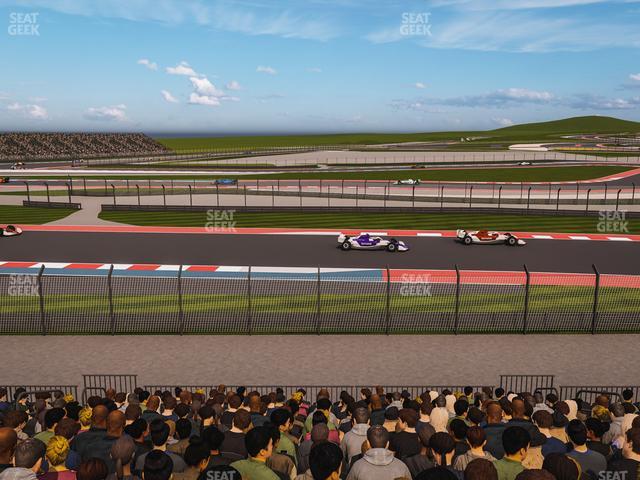 Circuit of The Americas - Section Turn 15 Grandstand 19 Seat View