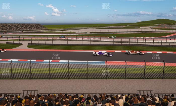 Circuit of The Americas - Section Turn 15 Grandstand 19 Seat View