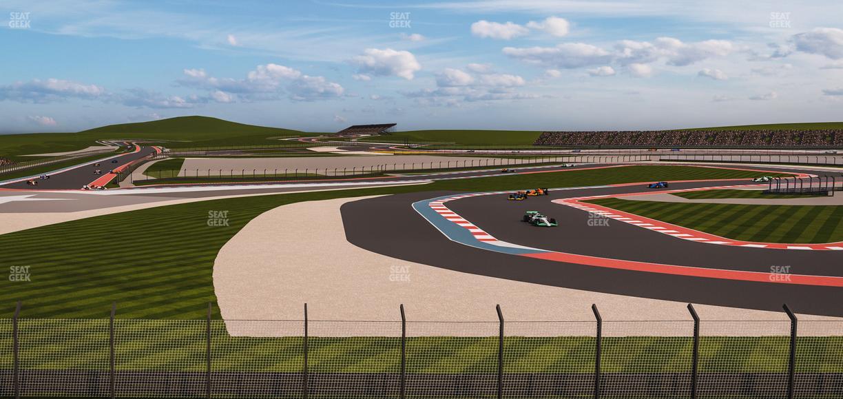 Circuit of The Americas - Section Turn 15 Grandstand 2 Seat View