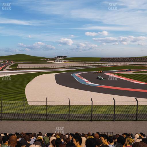 Circuit of The Americas - Section Turn 15 Grandstand 2 Seat View