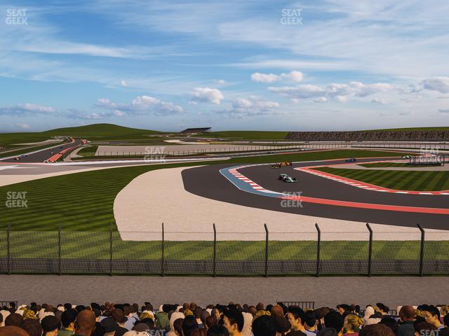 Circuit of The Americas - Section Turn 15 Grandstand 2 Seat View