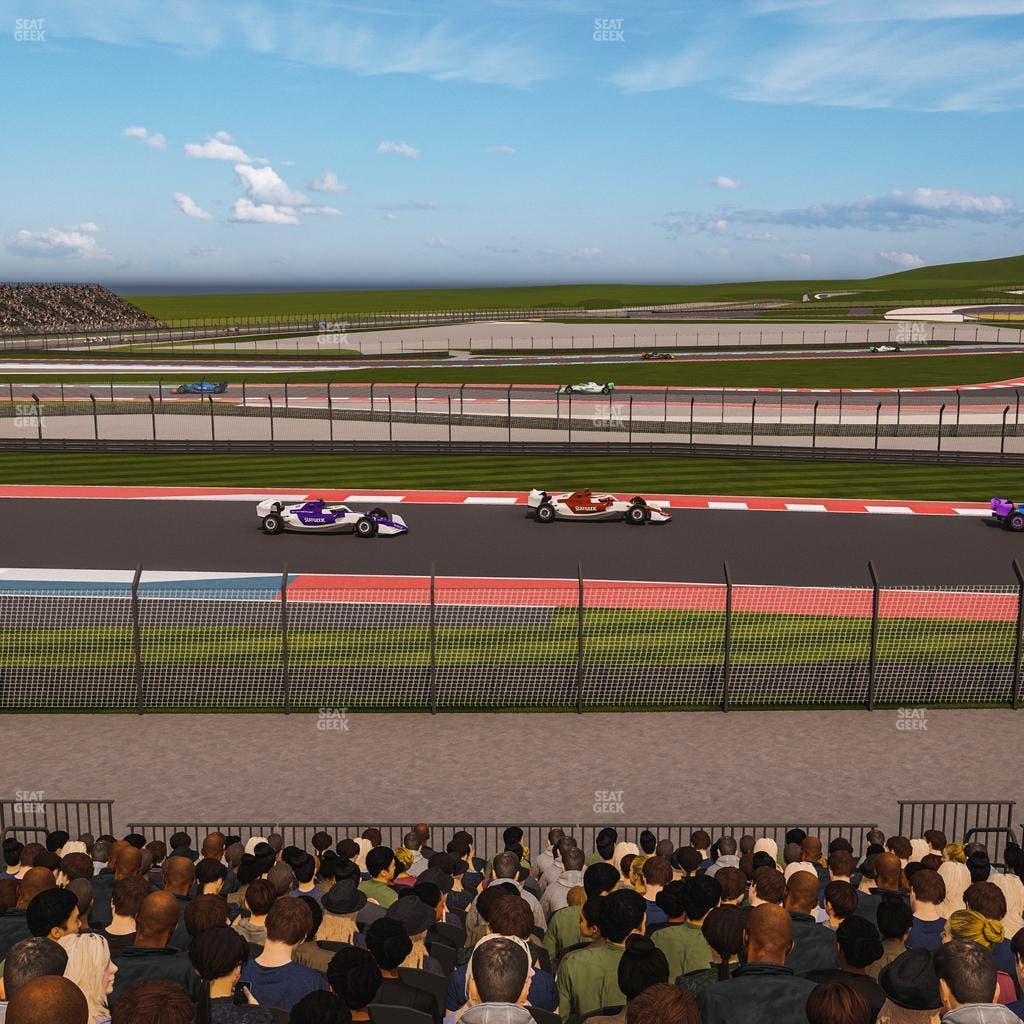 Circuit of The Americas - Section Turn 15 Grandstand 20 Seat View