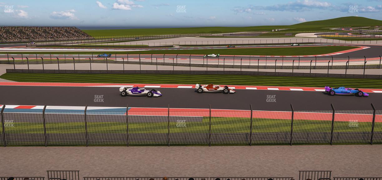 Circuit of The Americas - Section Turn 15 Grandstand 20 Seat View