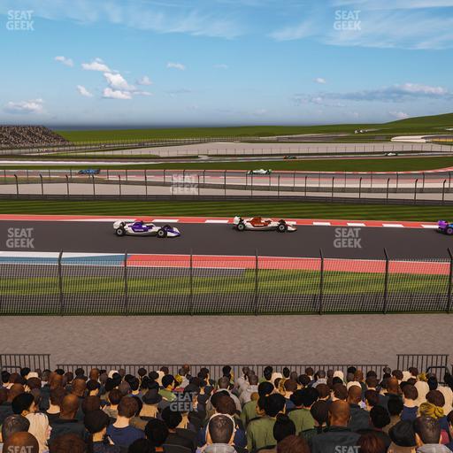 Circuit of The Americas - Section Turn 15 Grandstand 20 Seat View