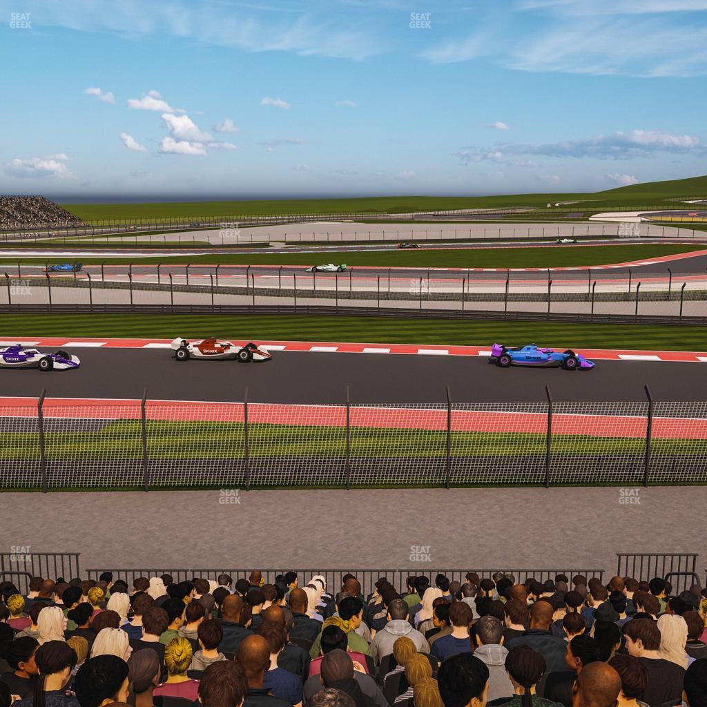Circuit of The Americas - Section Turn 15 Grandstand 21 Seat View