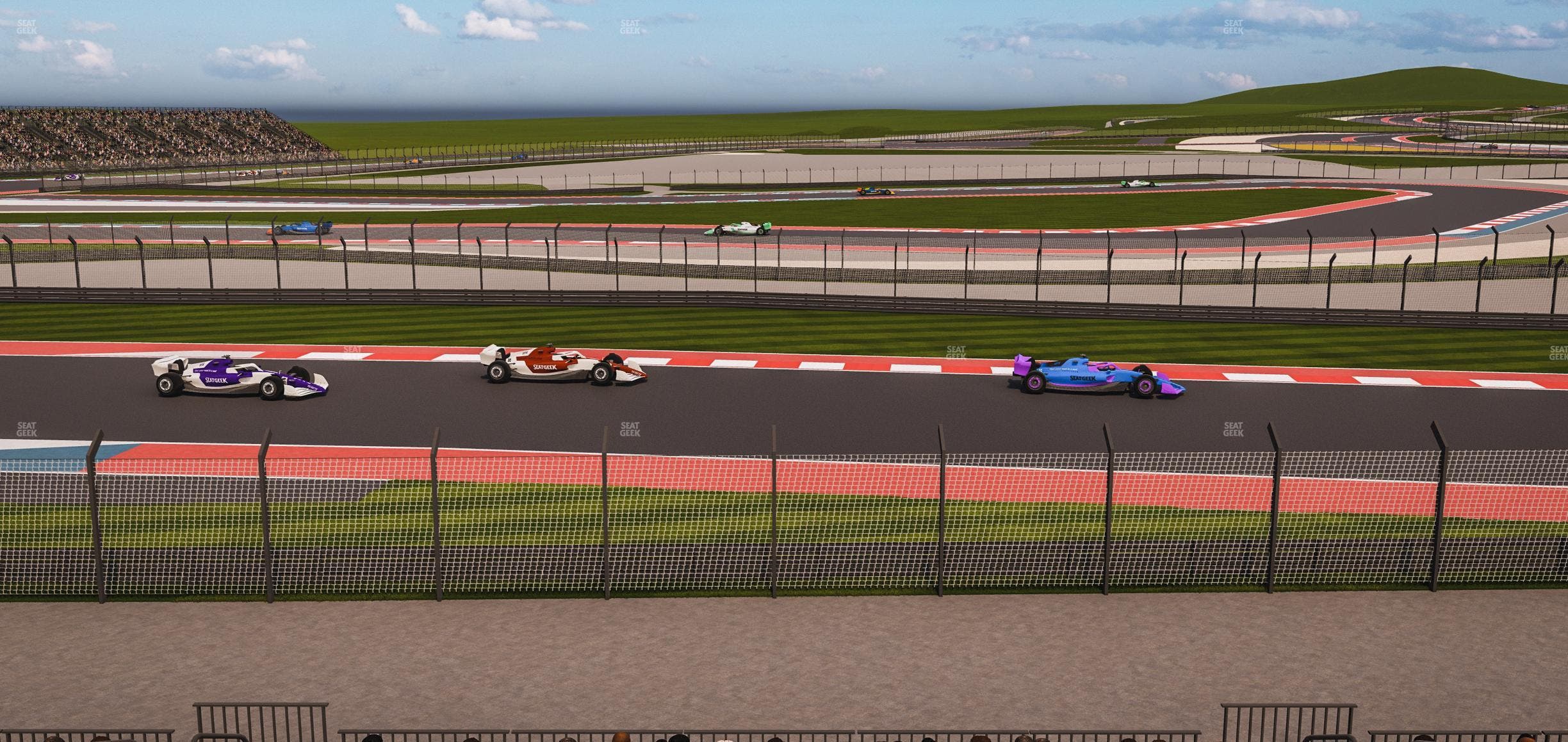 Circuit of The Americas - Section Turn 15 Grandstand 21 Seat View