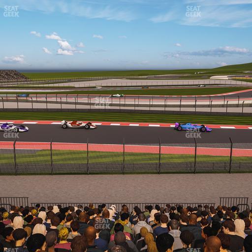 Circuit of The Americas - Section Turn 15 Grandstand 21 Seat View