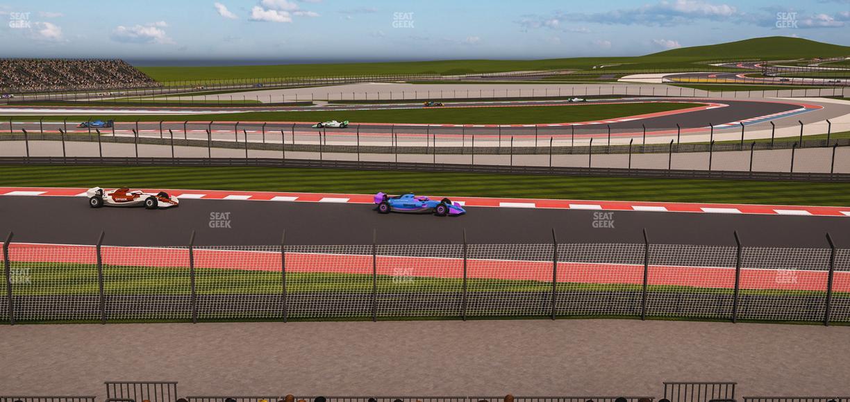 Circuit of The Americas - Section Turn 15 Grandstand 22 Seat View