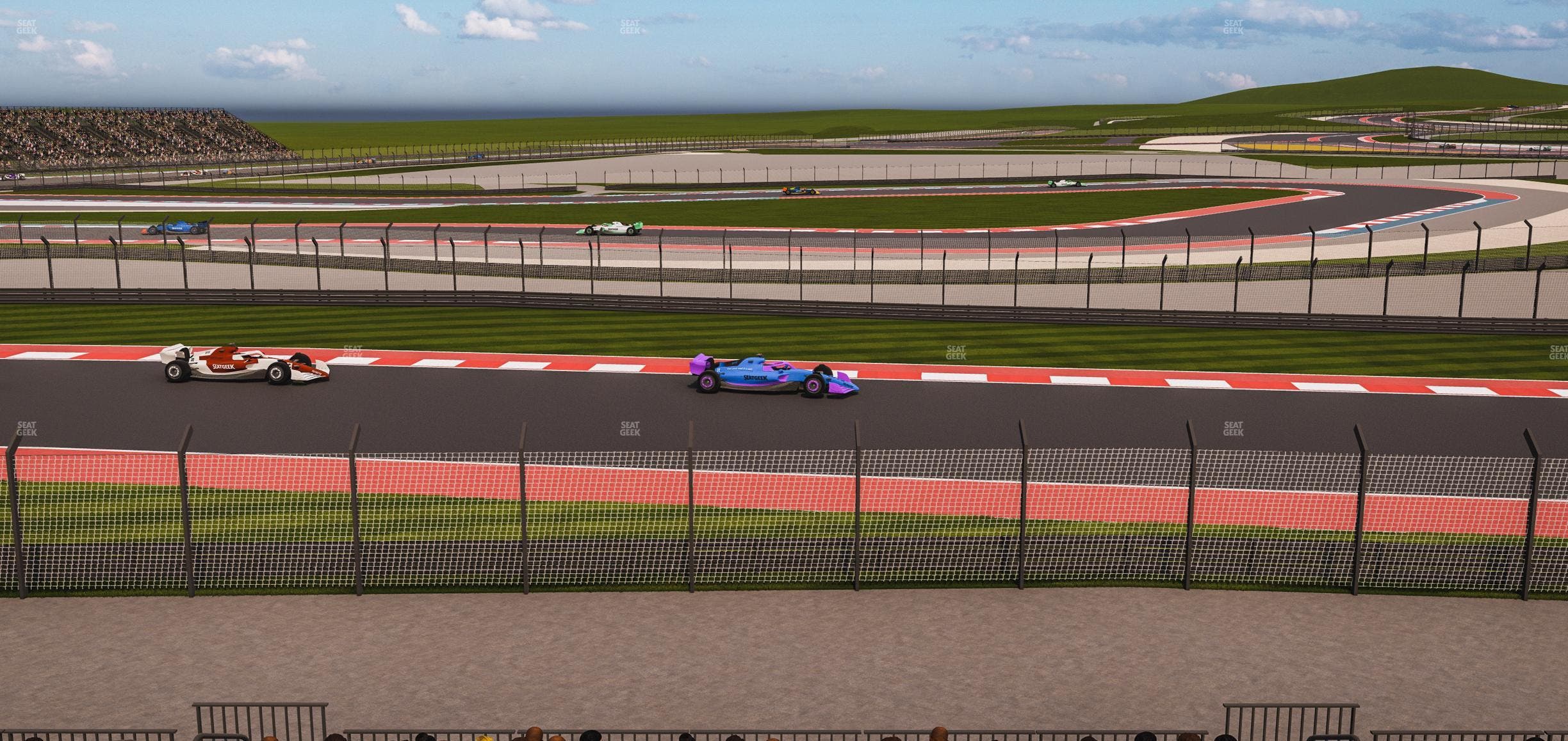 Circuit of The Americas - Section Turn 15 Grandstand 22 Seat View