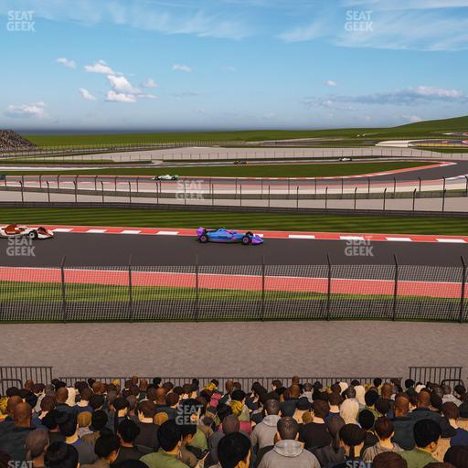 Circuit of The Americas - Section Turn 15 Grandstand 22 Seat View