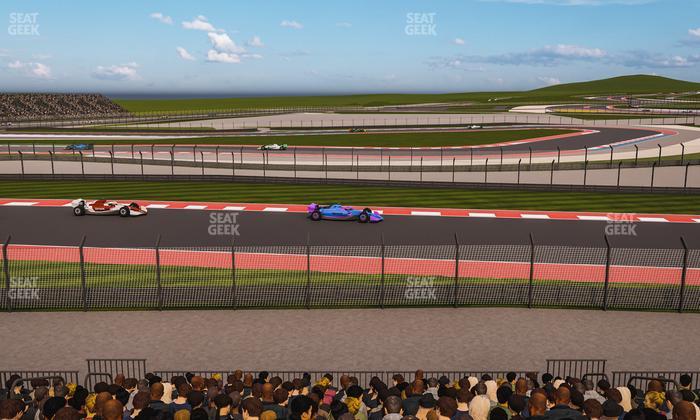 Circuit of The Americas - Section Turn 15 Grandstand 22 Seat View
